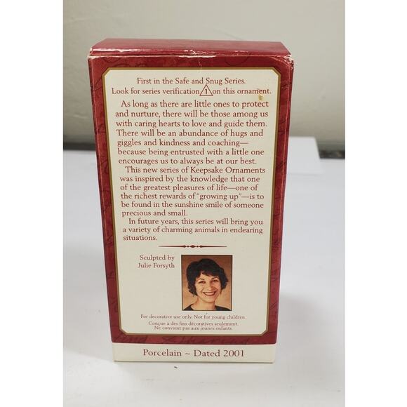 Vintage Hallmark Keepsake Ornament 2001 Safe & Snug  PRE-OWNED - Picture 6 of 7